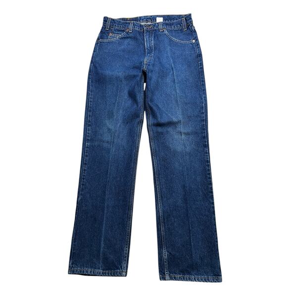 Vintage Levi’s 505 Regular Fit Straight Leg Jeans Blue Denim 34x30 Actual 32x31 - Picture 12 of 13